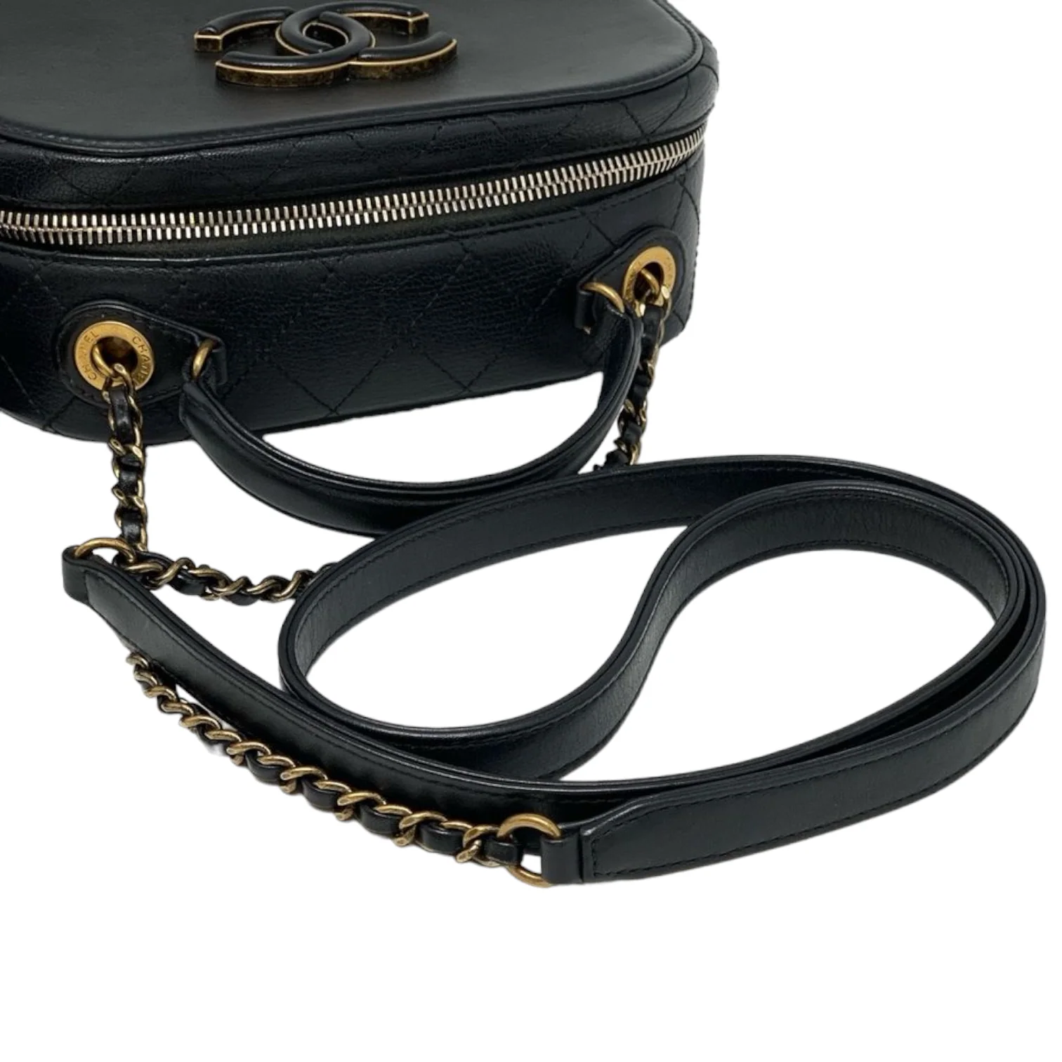Small Coco Curve Vanity Bag Black GHW - Image 7