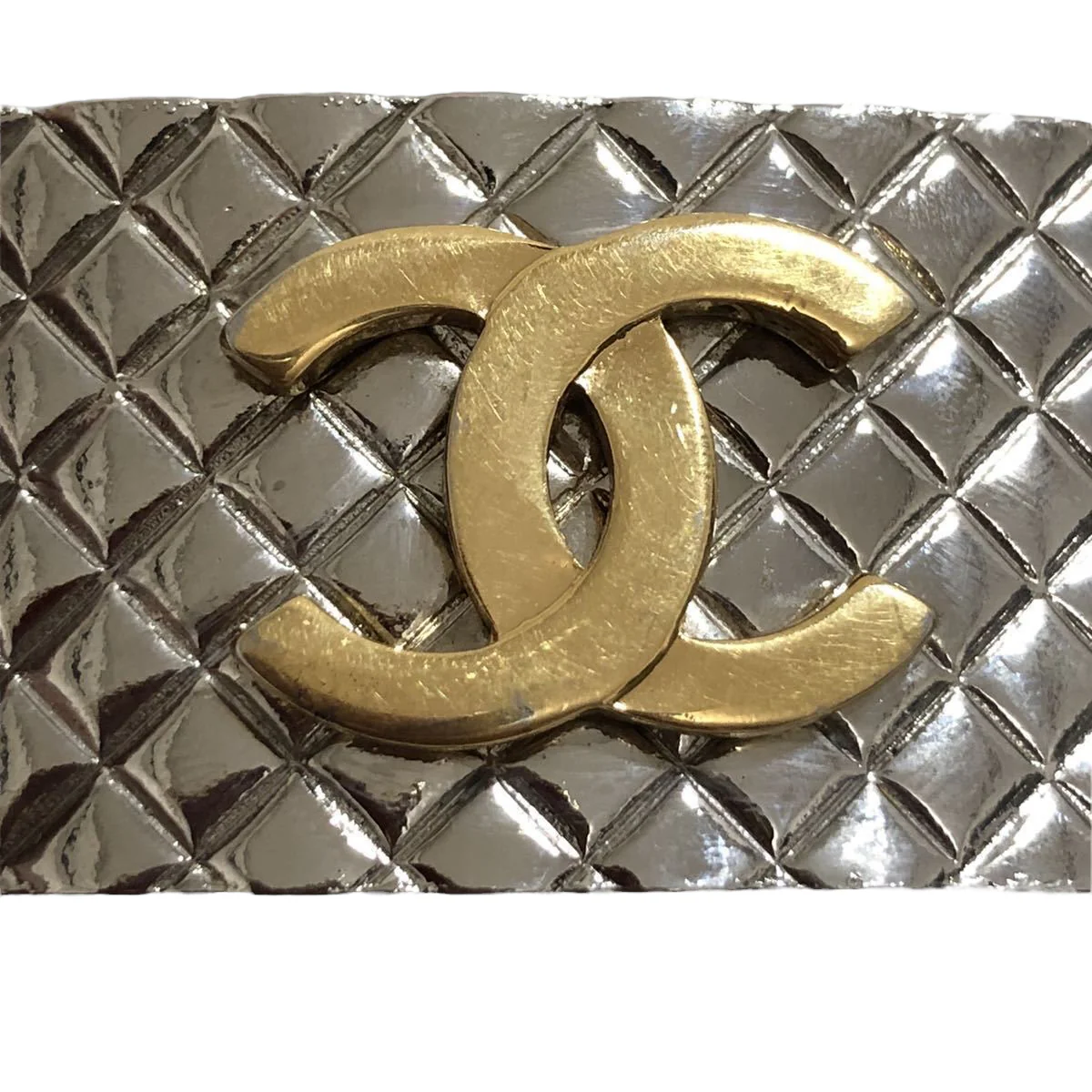 Silver Gold CC Hair Clip - Image 5
