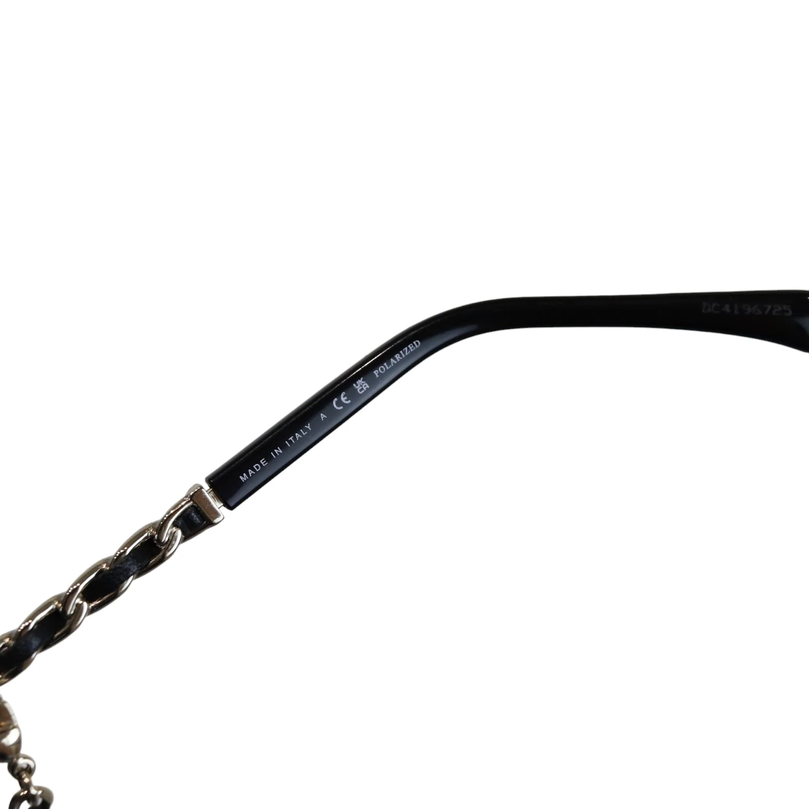 Sunglasses with Chain Gold and Black - Image 8