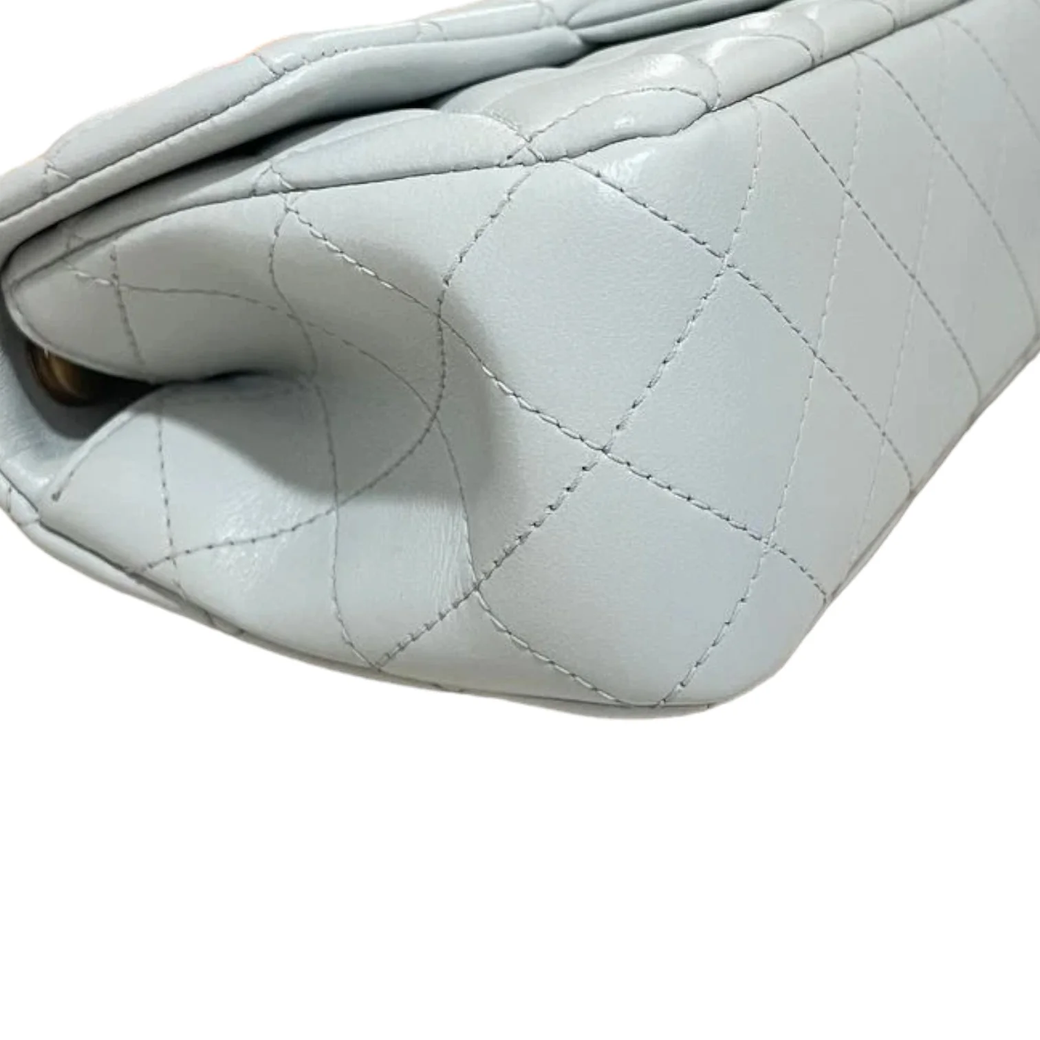 Sweet Camellia Flap Mini Lambskin Baby Blue GHW - Image 6