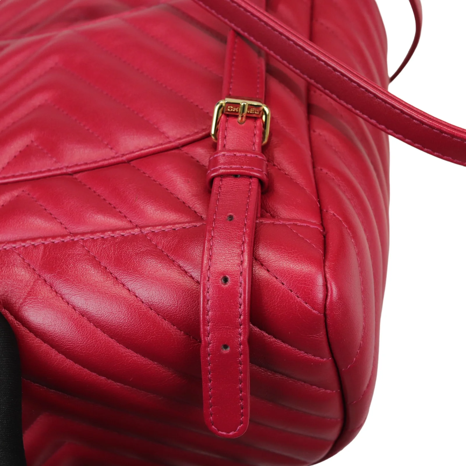 Urban Spirit Backpack Small Calfskin Quilted Red GHW - Image 10
