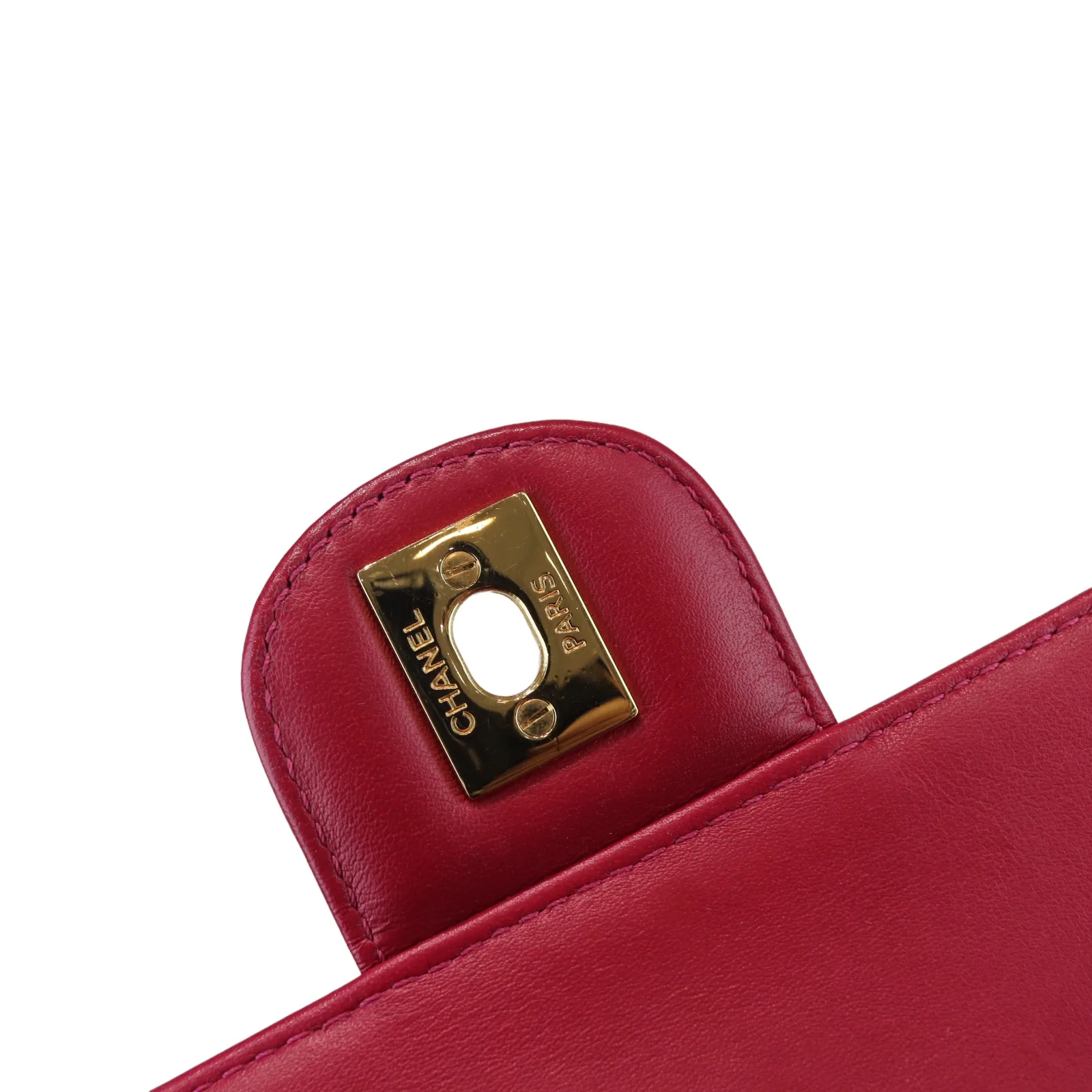 Urban Spirit Backpack Small Calfskin Quilted Red GHW - Image 16