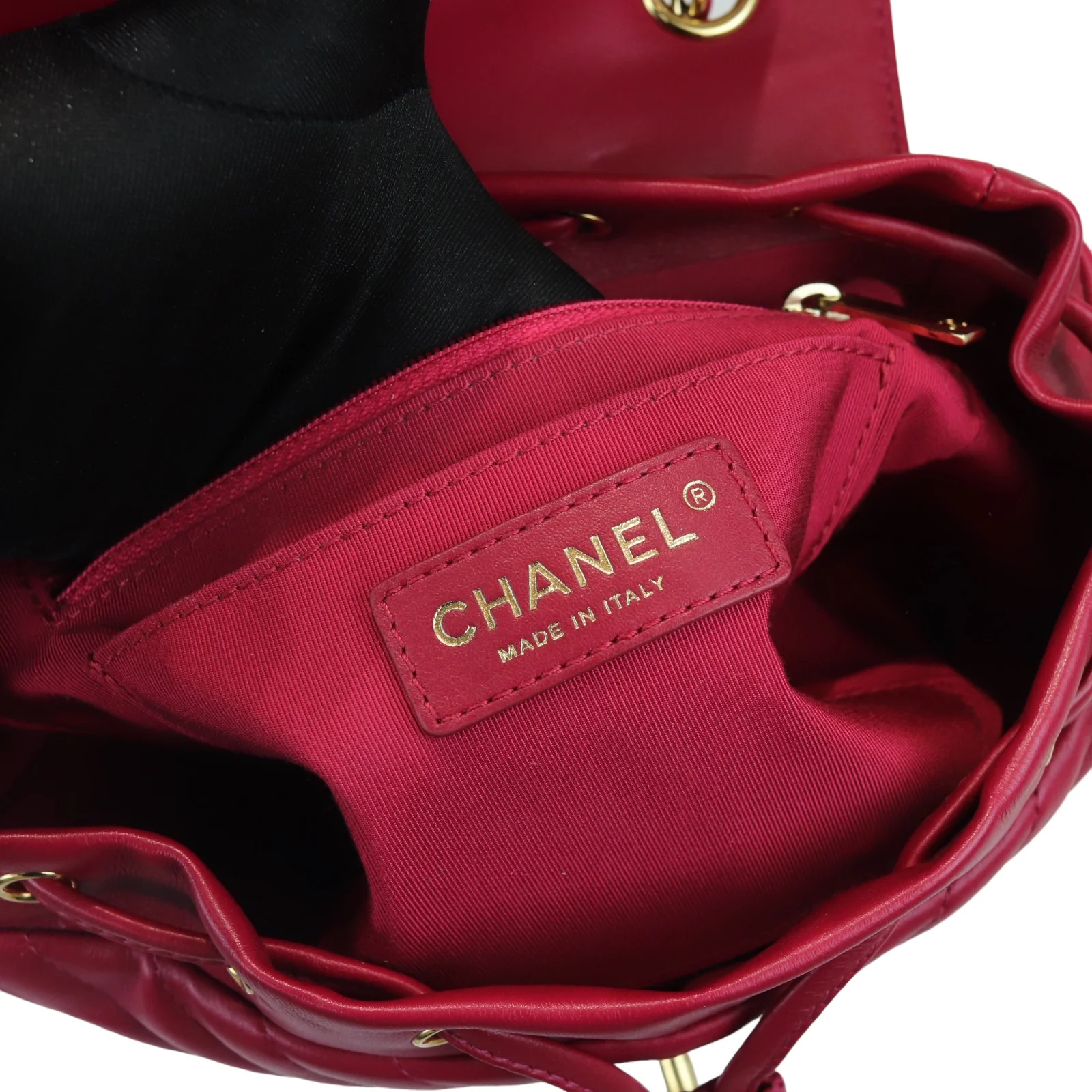 Urban Spirit Backpack Small Calfskin Quilted Red GHW - Image 22