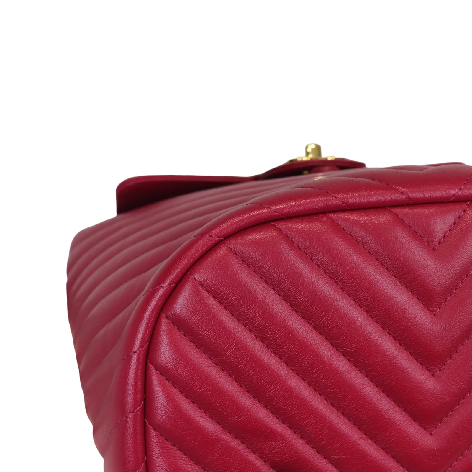 Urban Spirit Backpack Small Calfskin Quilted Red GHW - Image 7