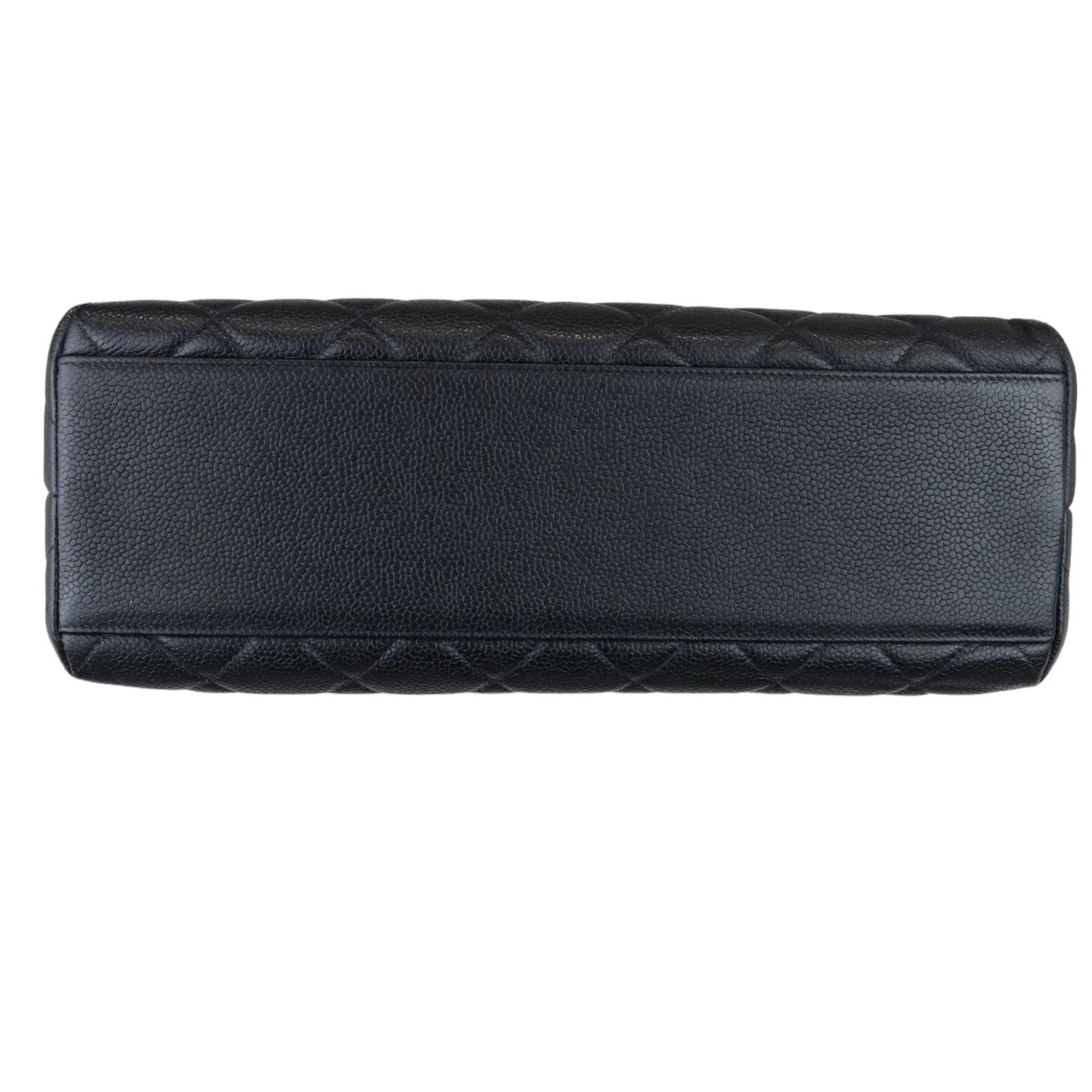 Vintage Kelly Flap Caviar Black 24k GHW - Image 3