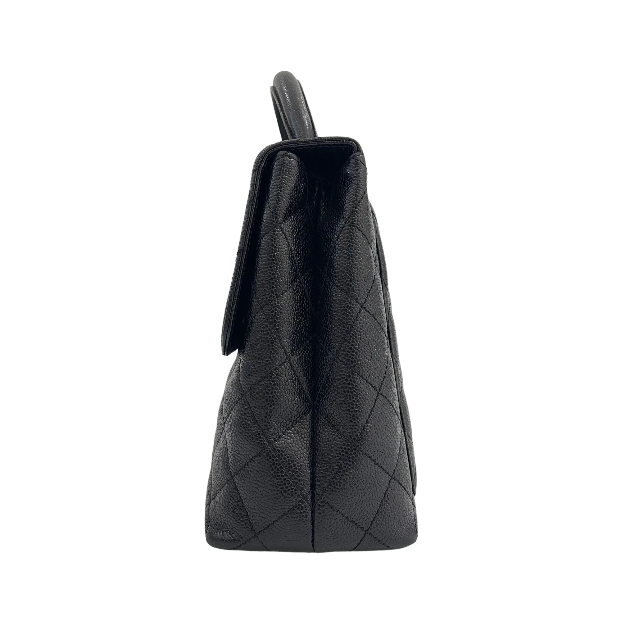 Vintage Kelly in Black Caviar Leather with 24k GHW - Image 3