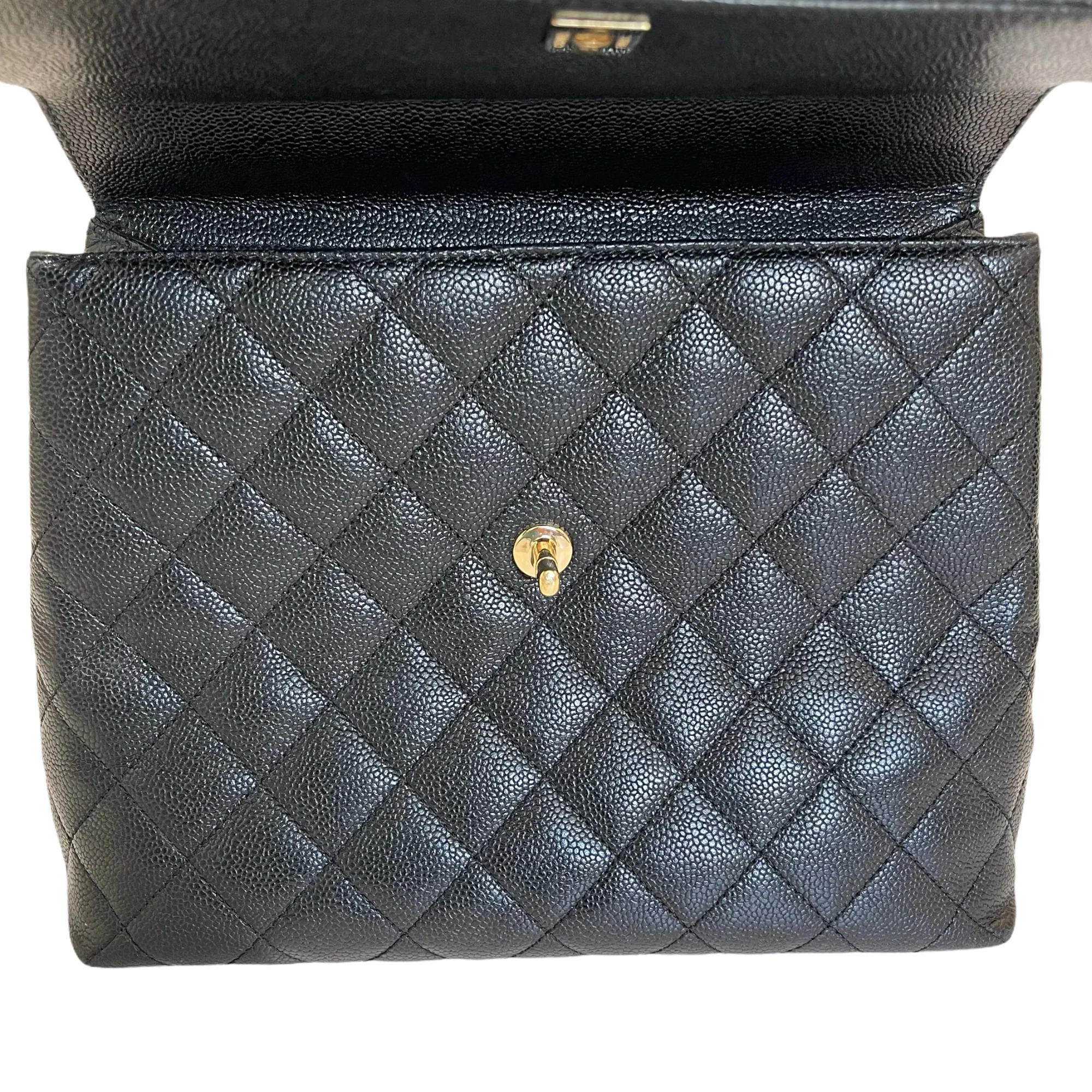Vintage Kelly in Black Caviar Leather with 24k GHW - Image 8