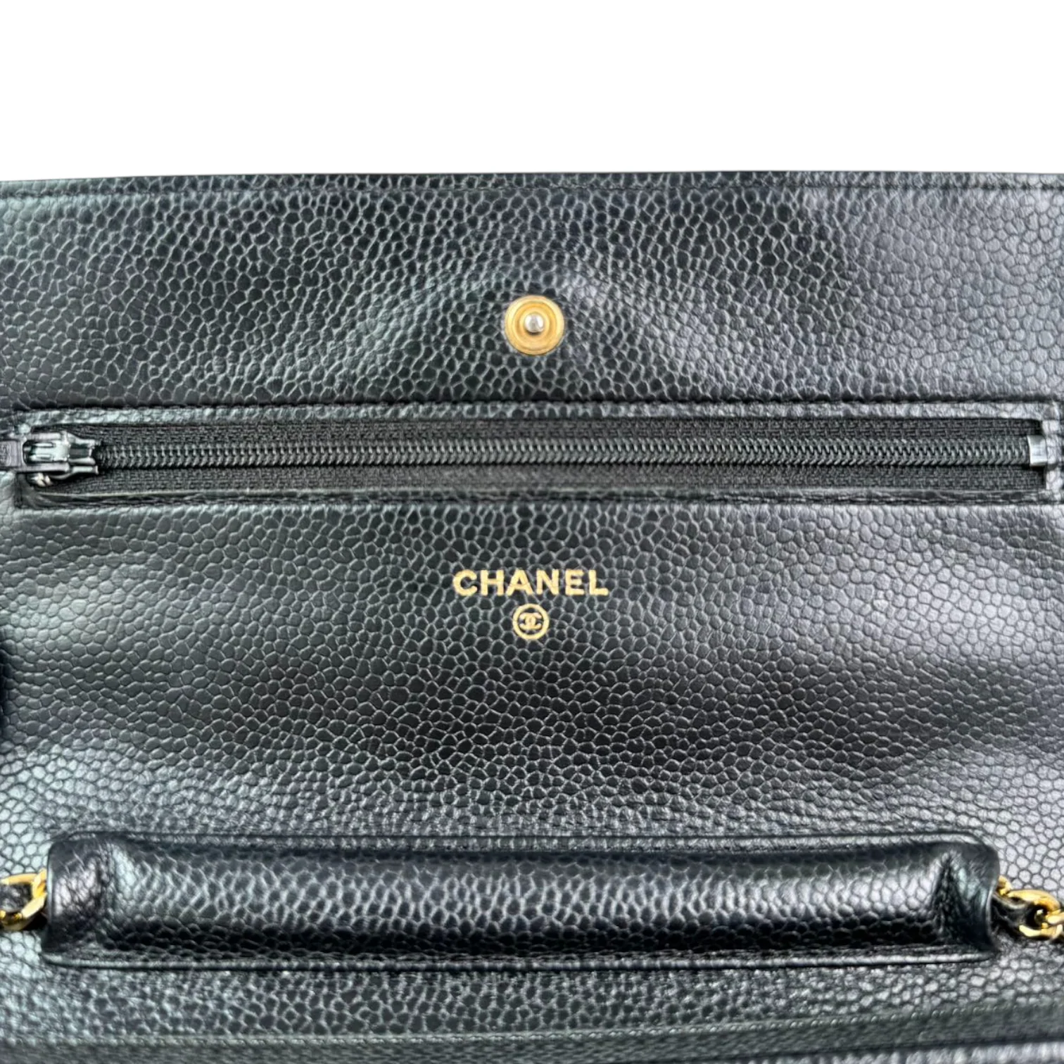 Wallet On Chain WOC Caviar Quilted Black GHW - Image 13