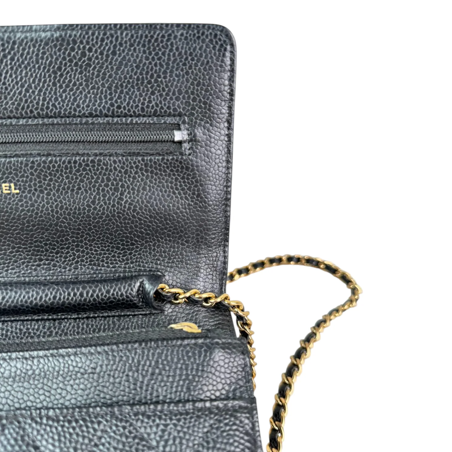 Wallet On Chain WOC Caviar Quilted Black GHW - Image 15
