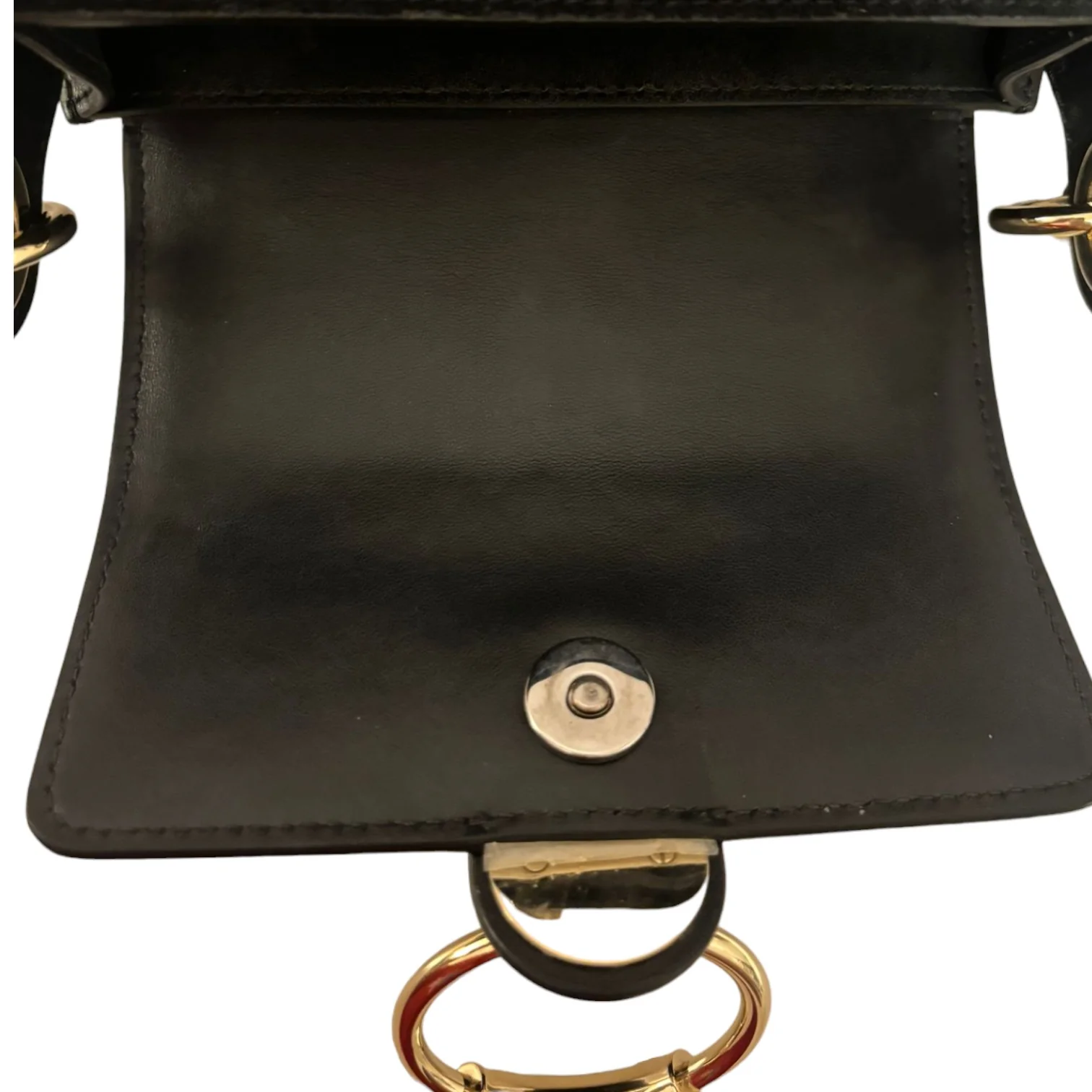 Tess Bag Grained Calfskin Small Black GHW - Image 12