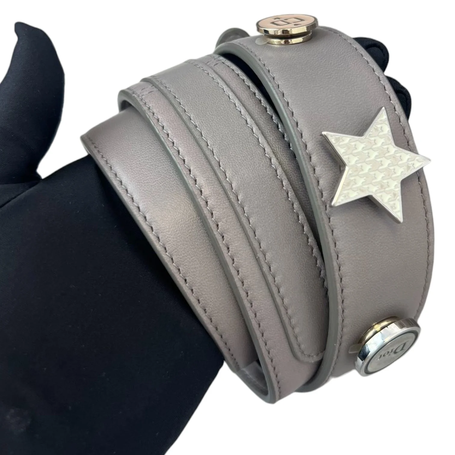 ABCDior Lady Dior Small Lambskin Grey GHW - Image 18