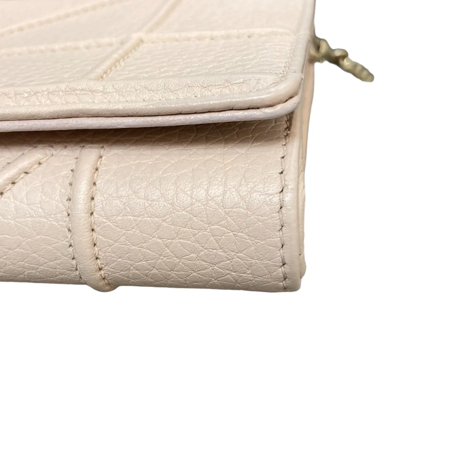 Diorama Chain Wallet Grained Calfskin Light Pink GHW - Image 6