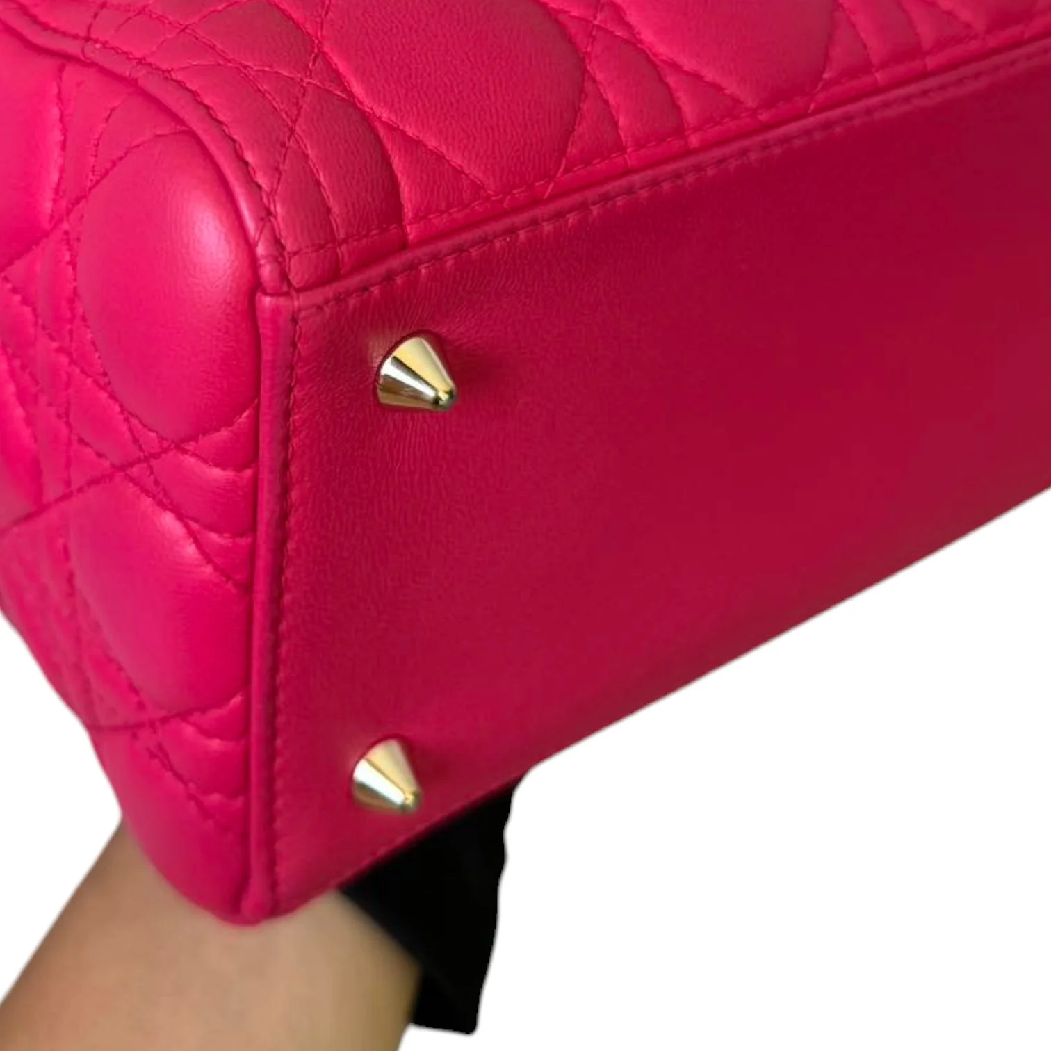 Lady Dior Medium Lambskin Pink GHW - Image 6