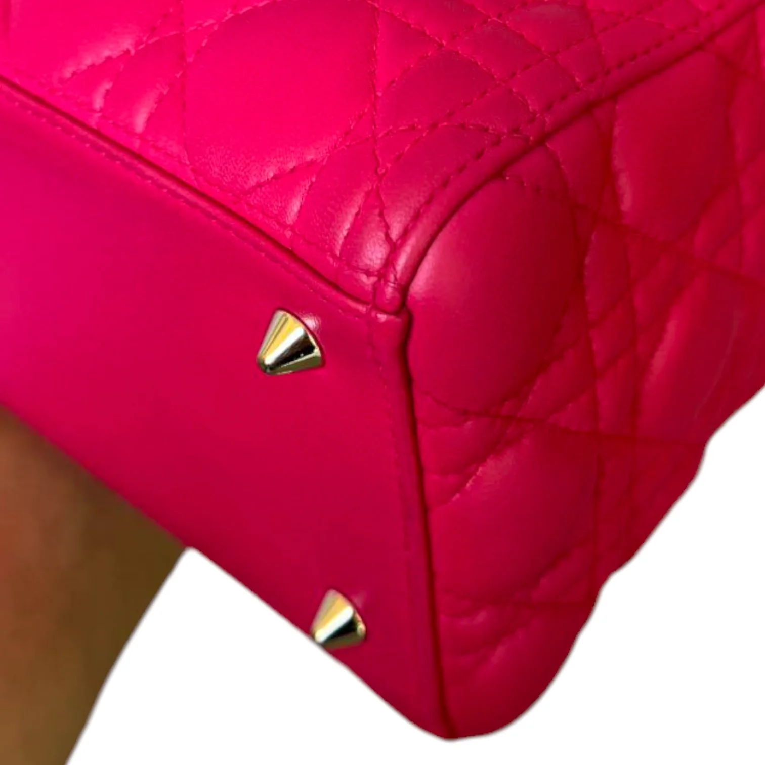 Lady Dior Medium Lambskin Pink GHW - Image 9