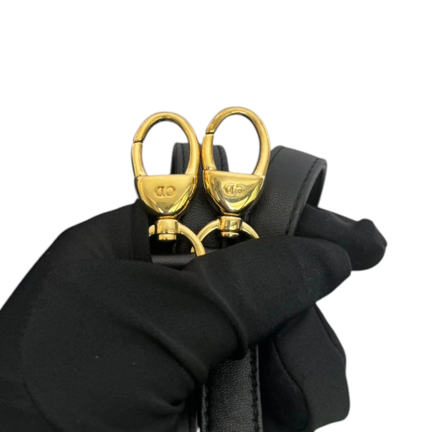 Lady Dior Medium Lambskin Quilted Black GHW - Image 22