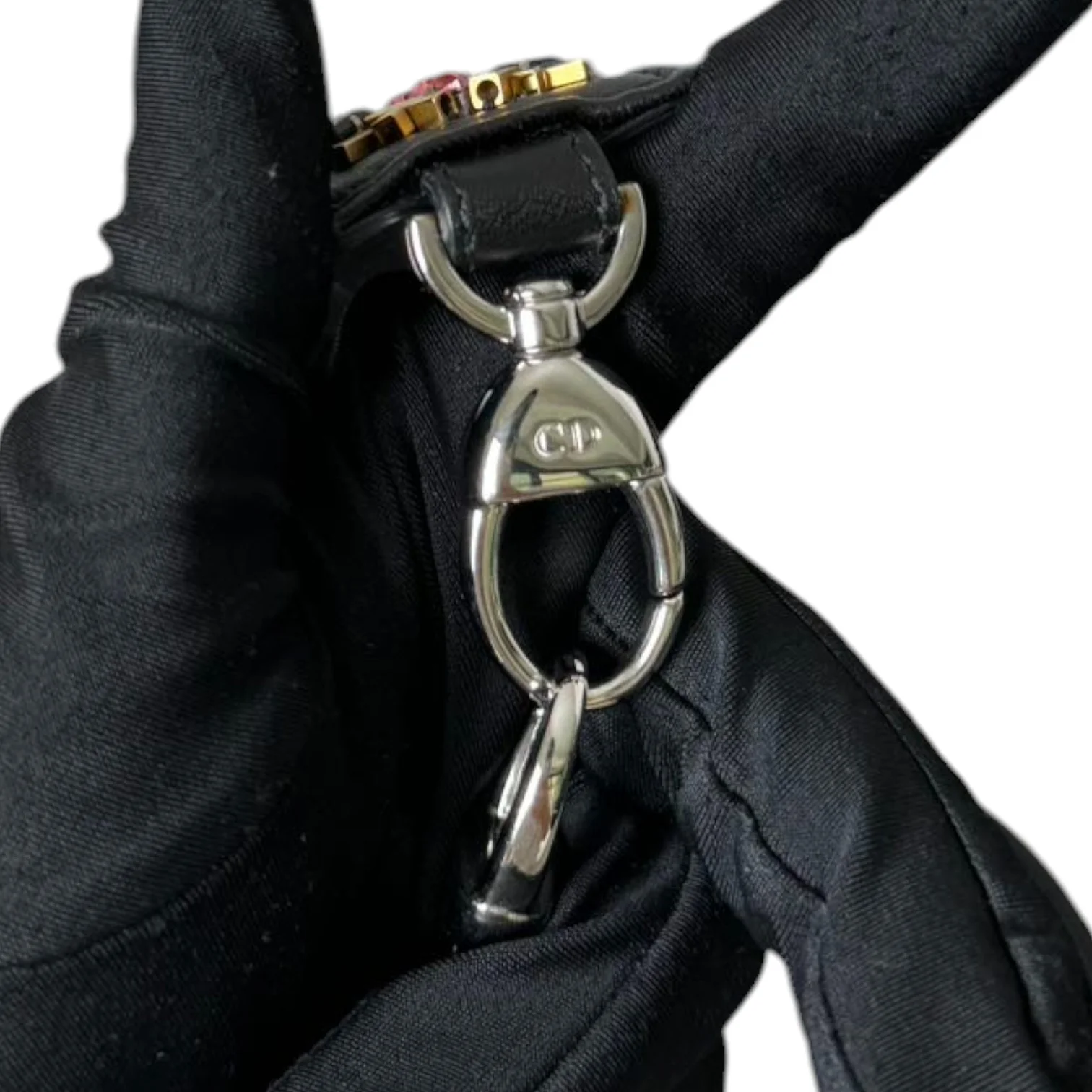 Lady Dior Mini Lambskin Quilted Black SHW - Image 23