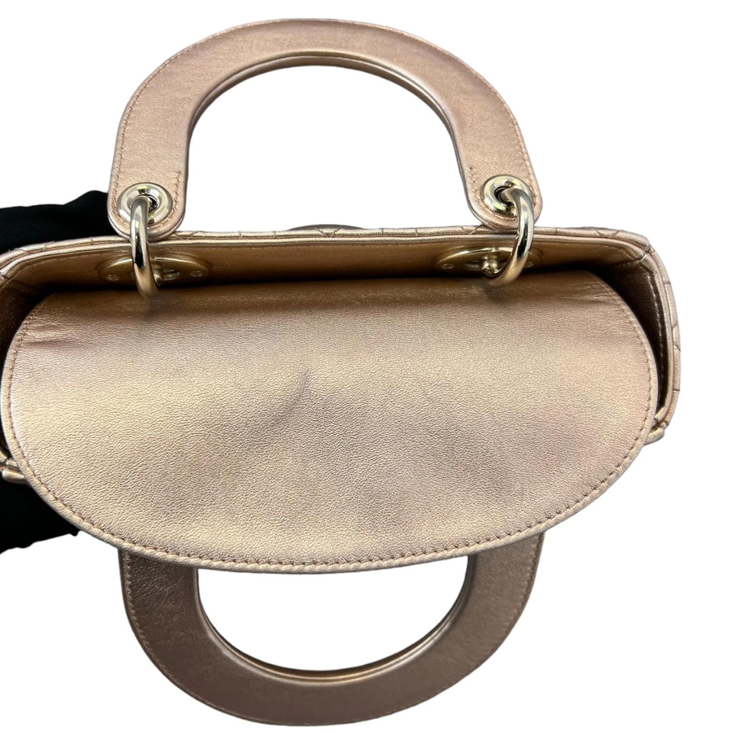 Lady Dior Small Lambskin Cannage Gold GHW - Image 20