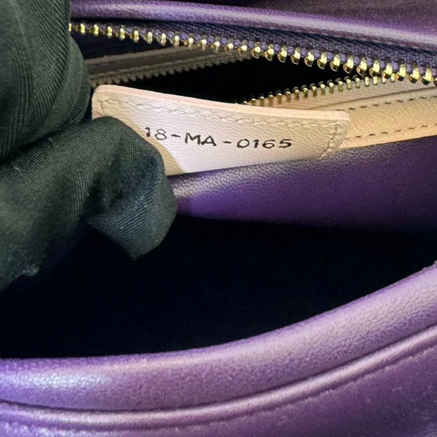Lady Dior Tri-Color Medium Lambskin Purple Light Pink SHW - Image 23