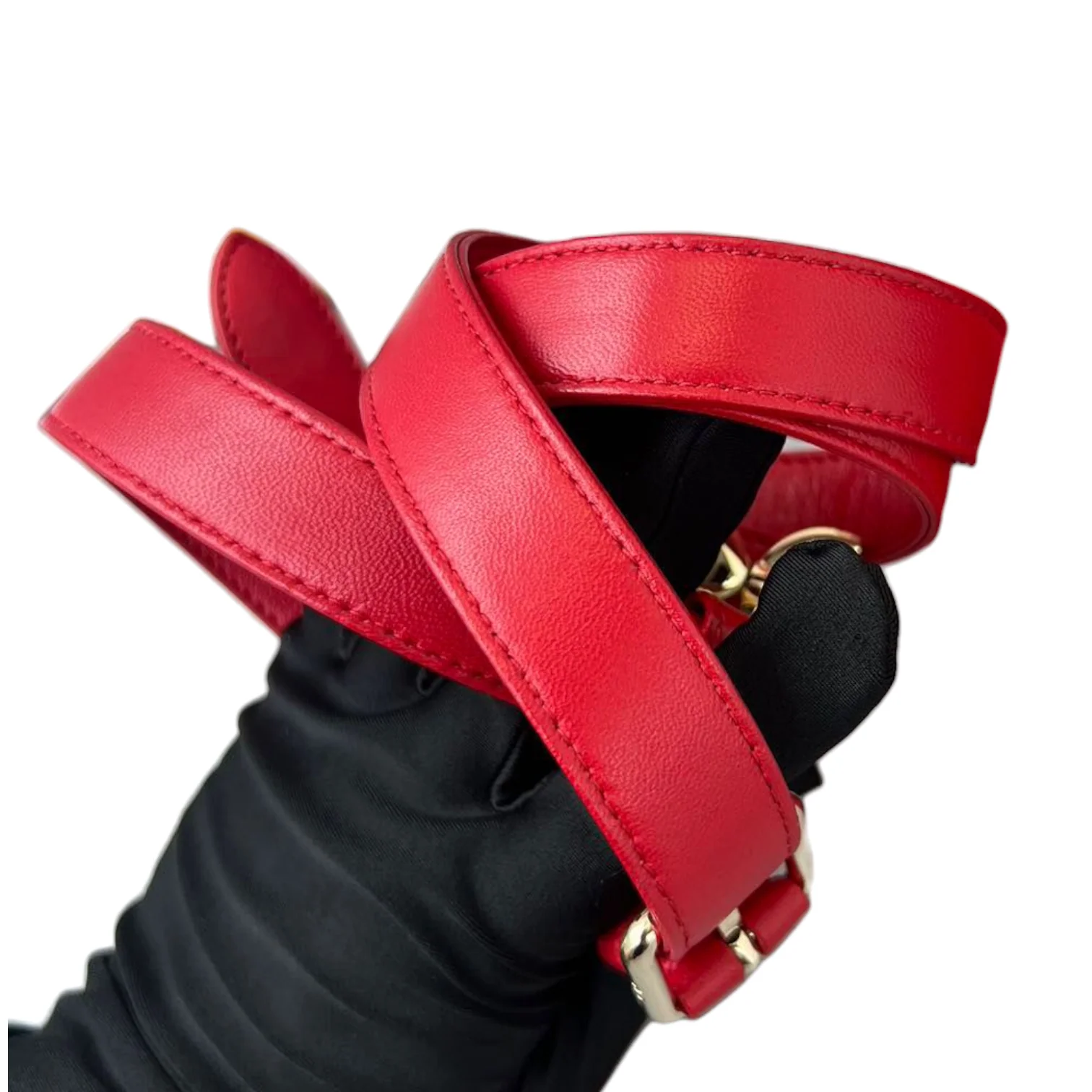 Lambskin Cannage Medium Lady Dior Red GHW - Image 17