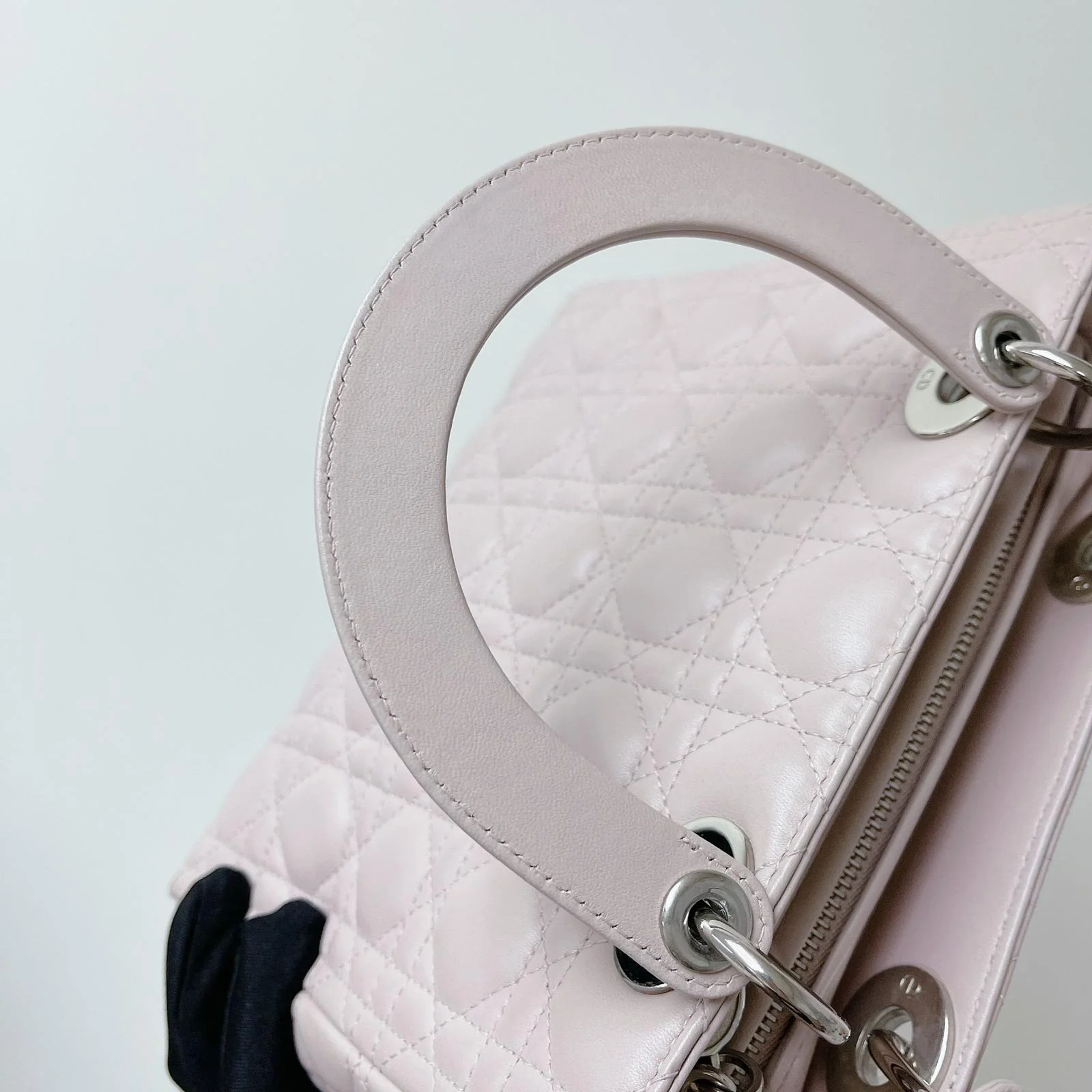 Lady Dior Medium Lambskin Pink SHW - Image 22