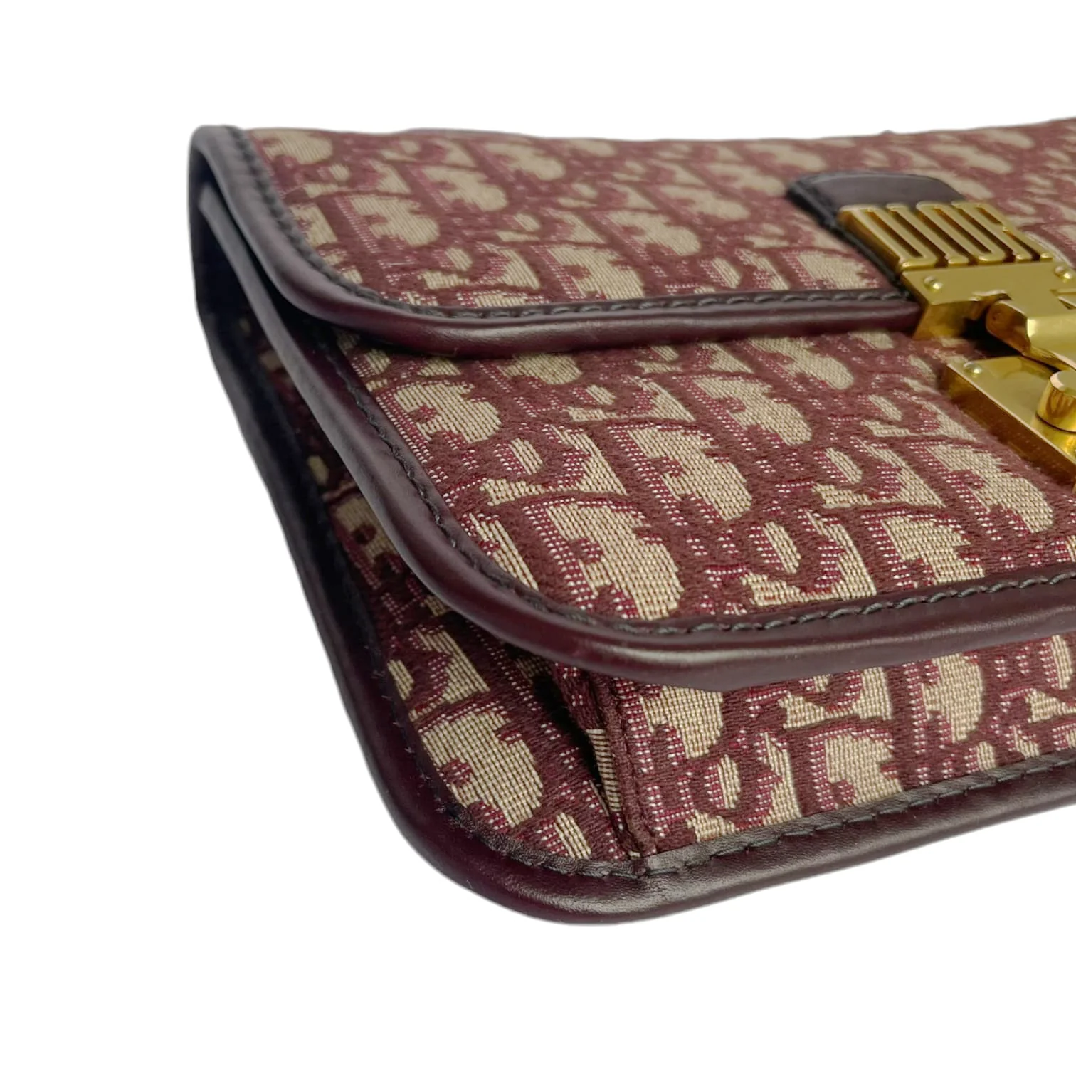 Medium Dioraddict Flap Bag Oblique Canvas Red GHW - Image 10