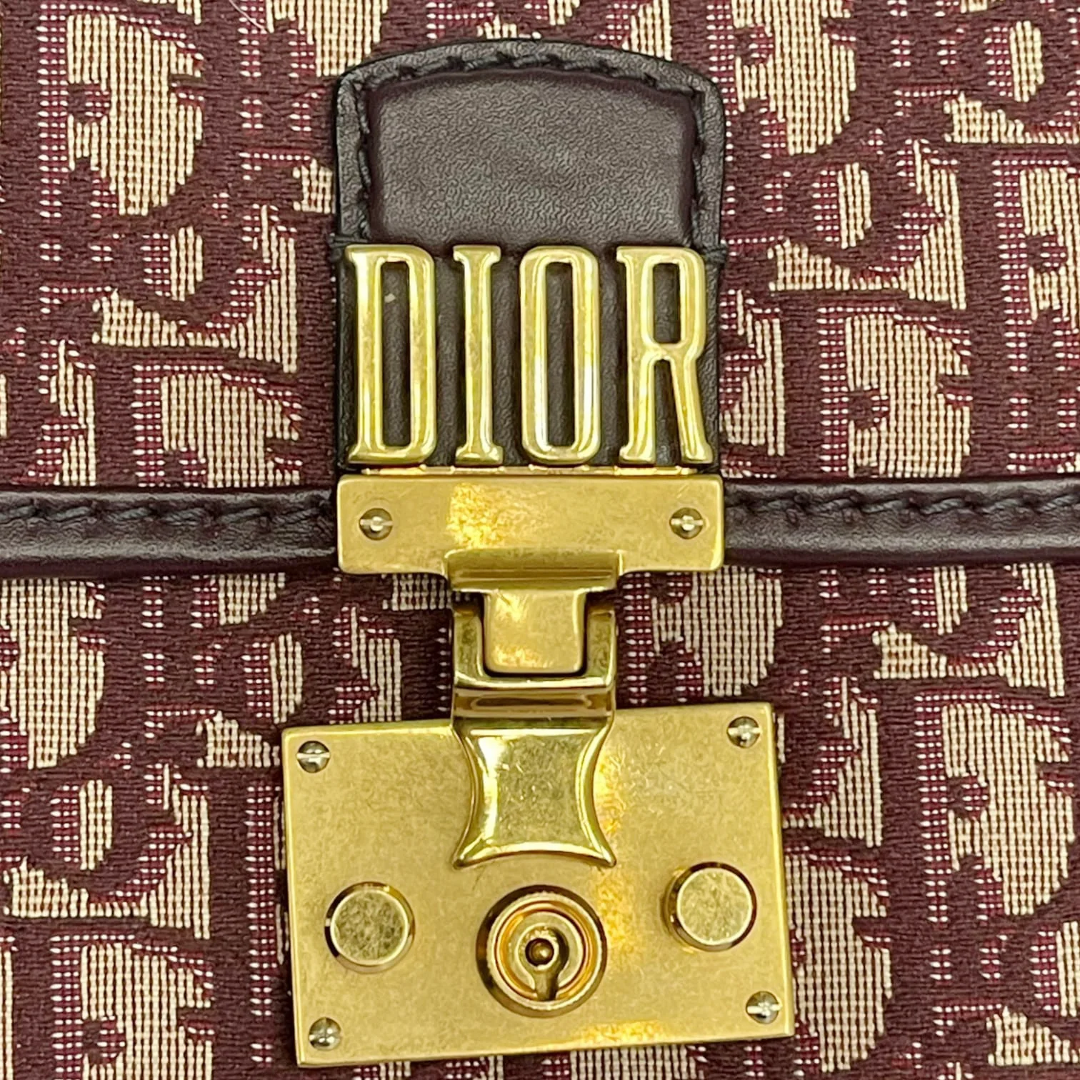 Medium Dioraddict Flap Bag Oblique Canvas Red GHW - Image 20