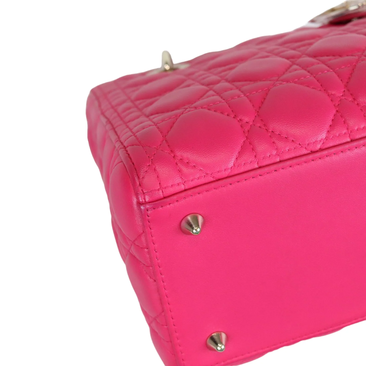 Medium Lady Dior Lambskin Pink GHW - Image 8