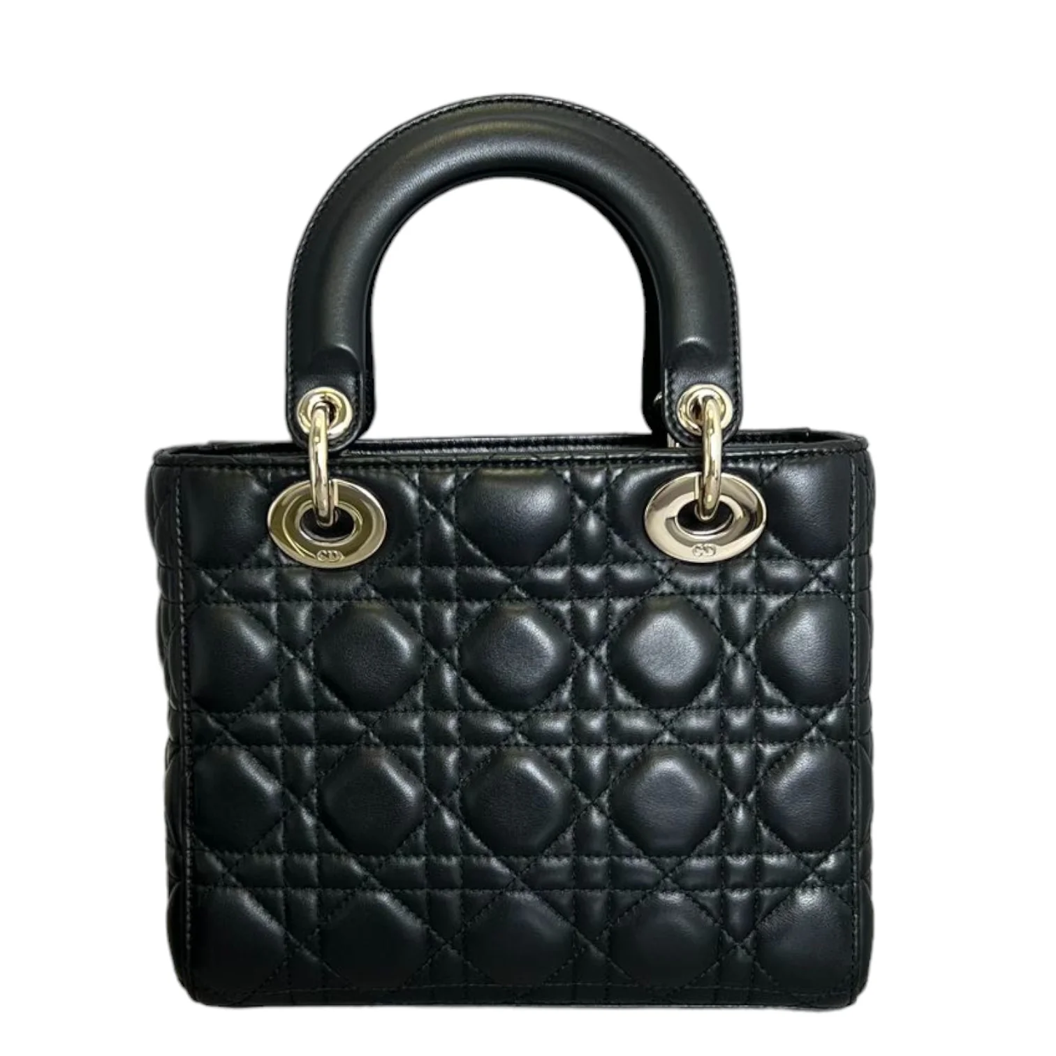 My ABCDior Lady Dior Lambskin Cannage Black GHW - Image 2