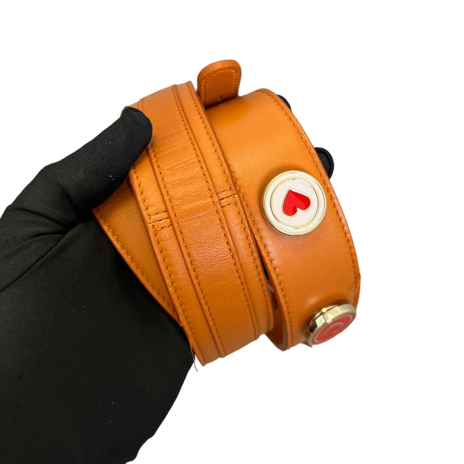 My ABCDior Lady Dior Small Lambskin Orange GHW - Image 18