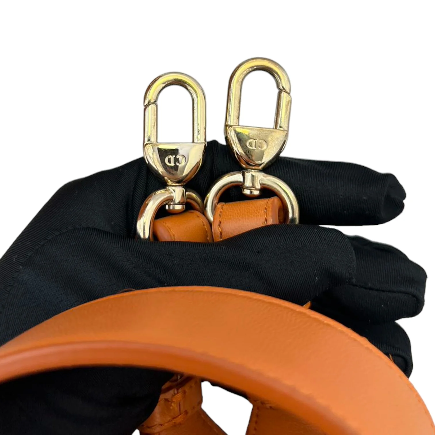 My ABCDior Lady Dior Small Lambskin Orange GHW - Image 20
