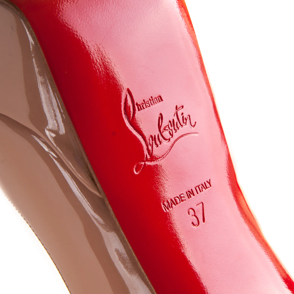 Altanana Peep Toe Pumps Nude - Image 5
