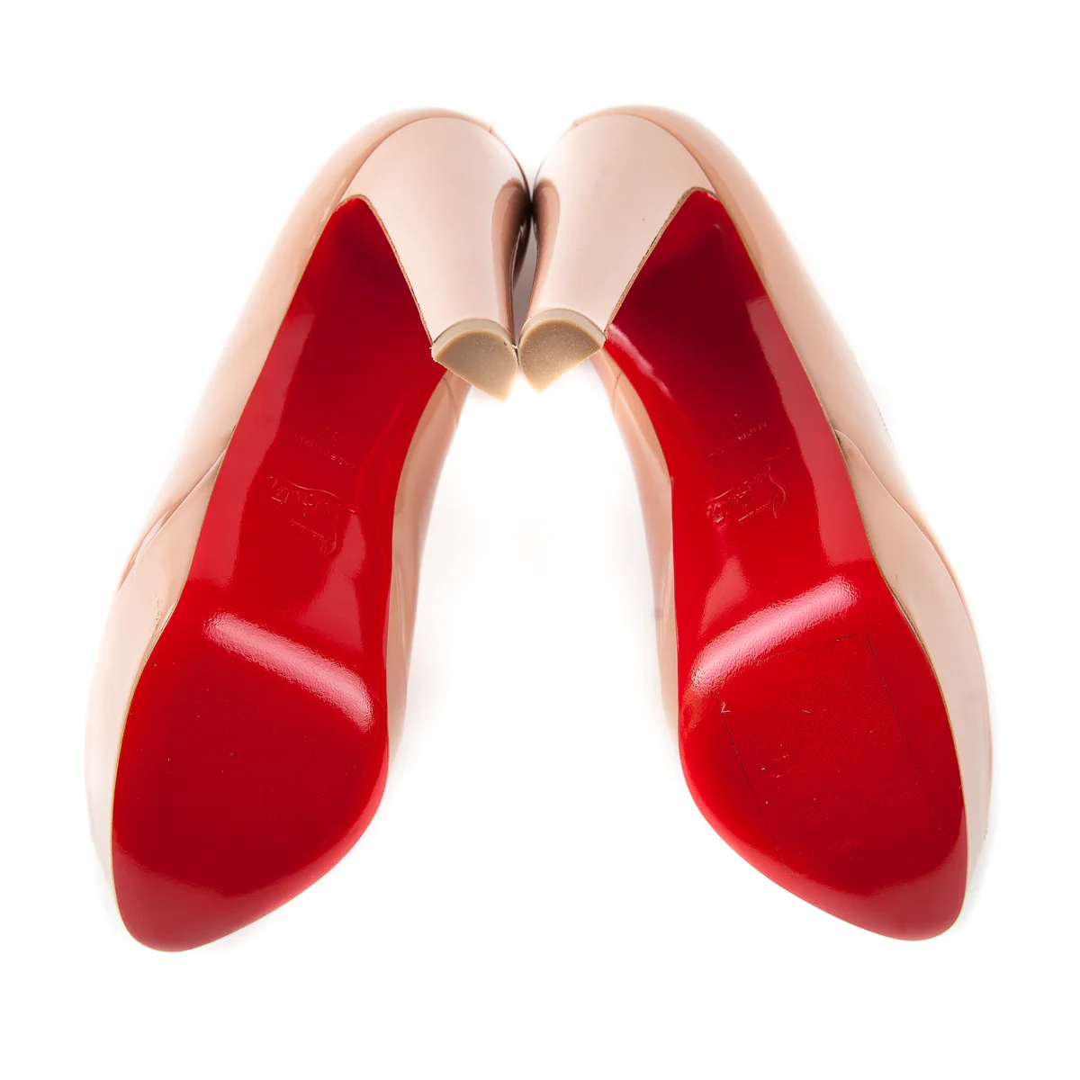 Altanana Peep Toe Pumps Nude - Image 6