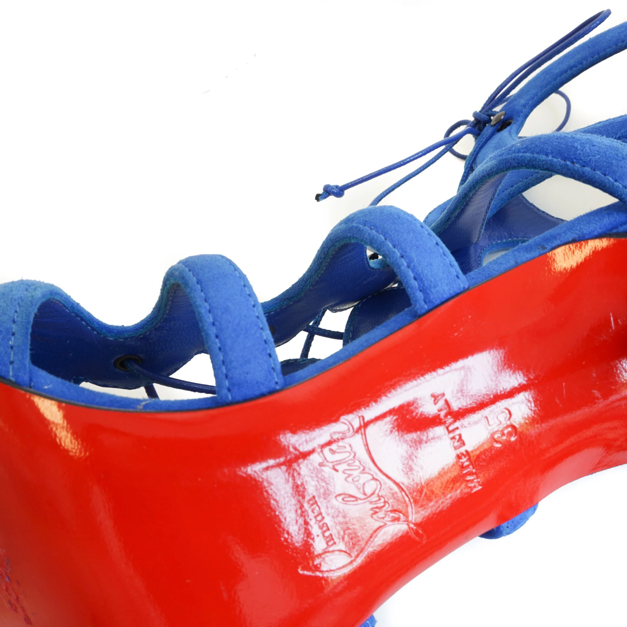 Amazoulo 100 Heels Blue Size 35 - Image 5