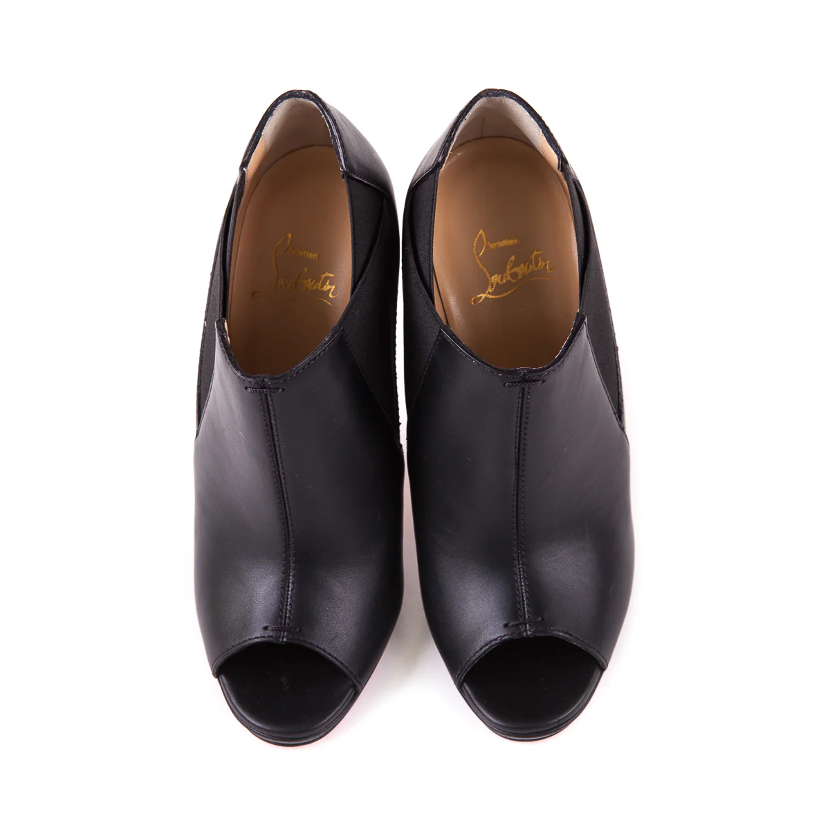 Bootstagram 120 Peep-Toe Bootie Black - Image 3