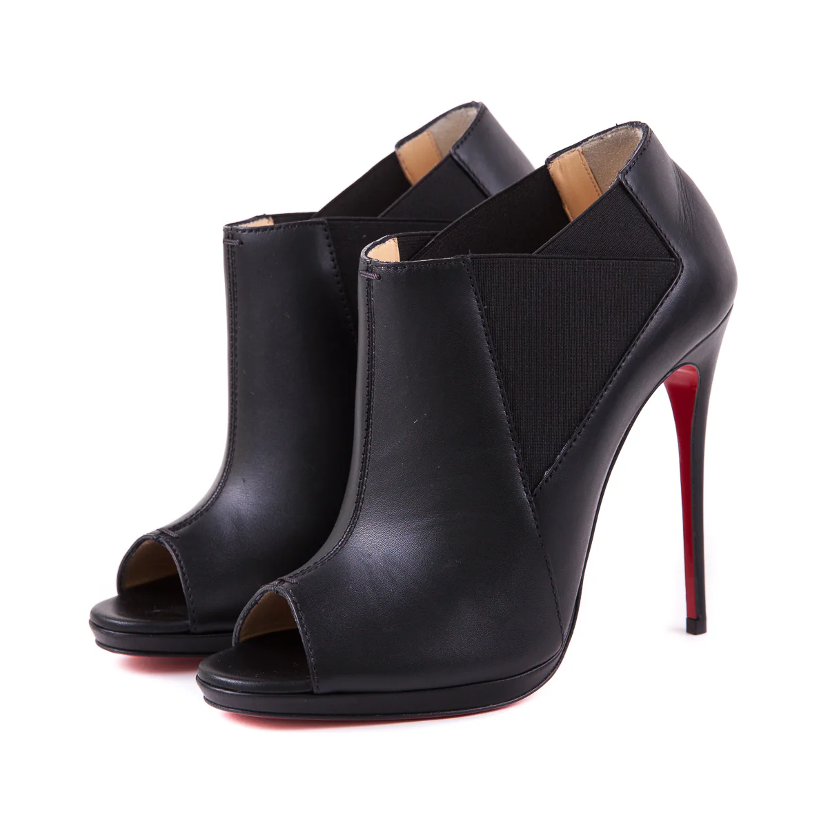 Bootstagram 120 Peep-Toe Bootie Black - Image 4