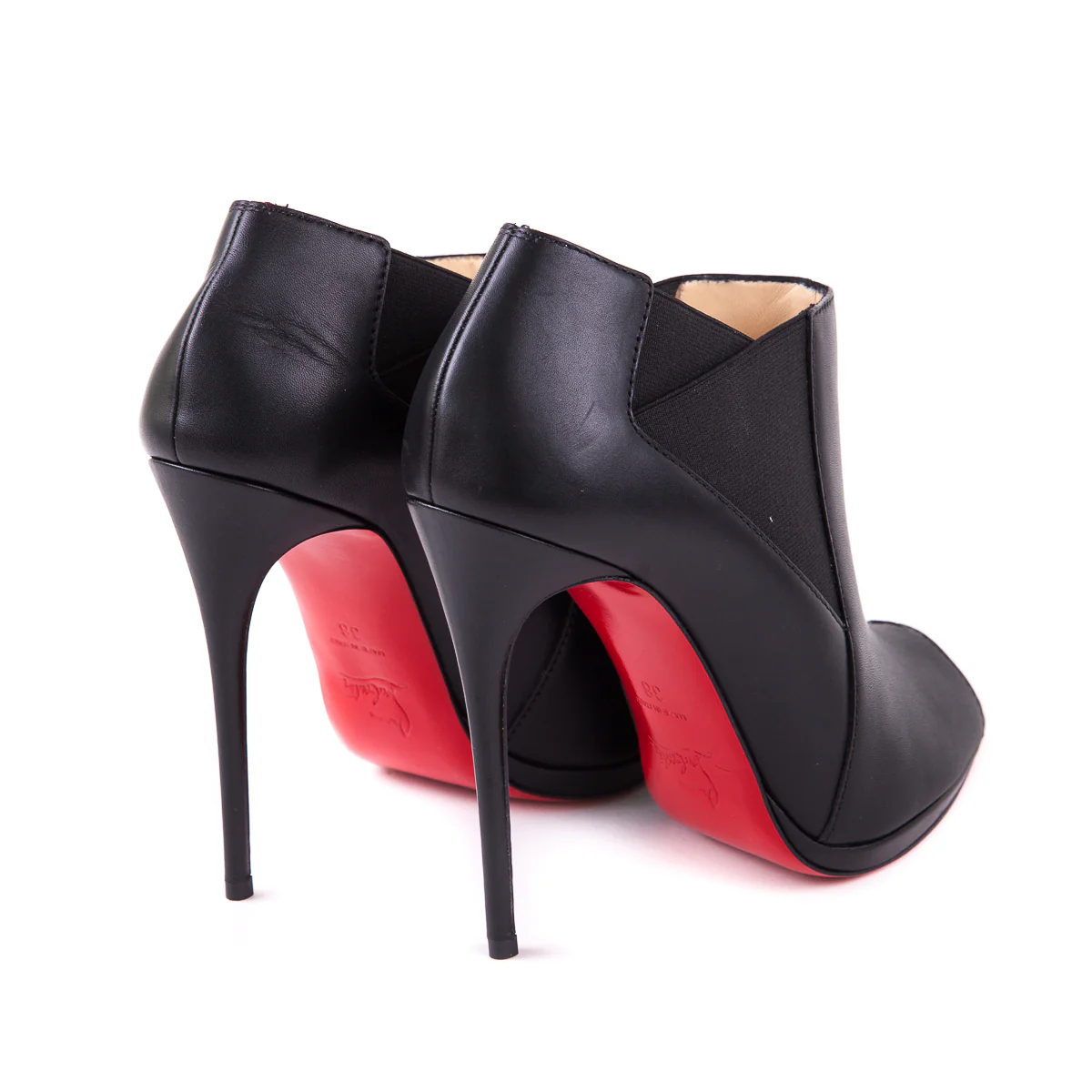 Bootstagram 120 Peep-Toe Bootie Black - Image 5