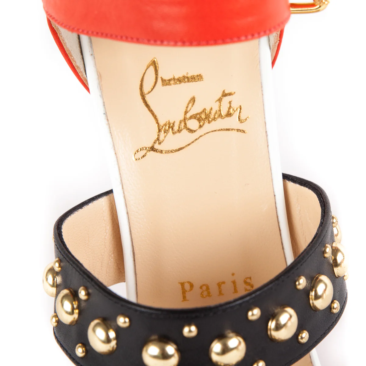 DecoDame Heels White, Orange, Black - Image 5