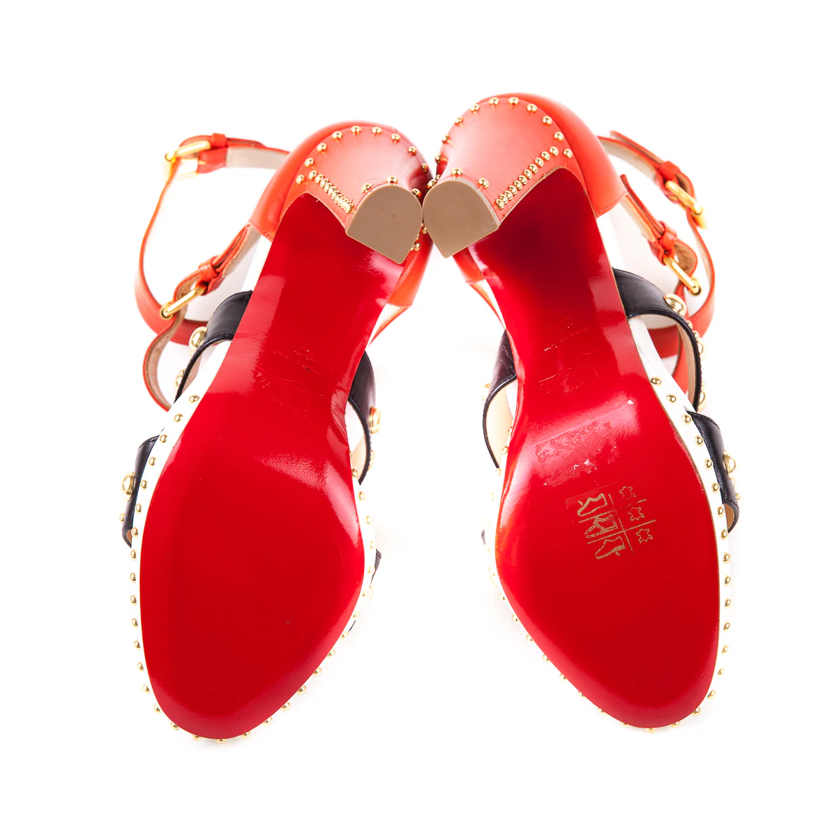 DecoDame Heels White, Orange, Black - Image 7