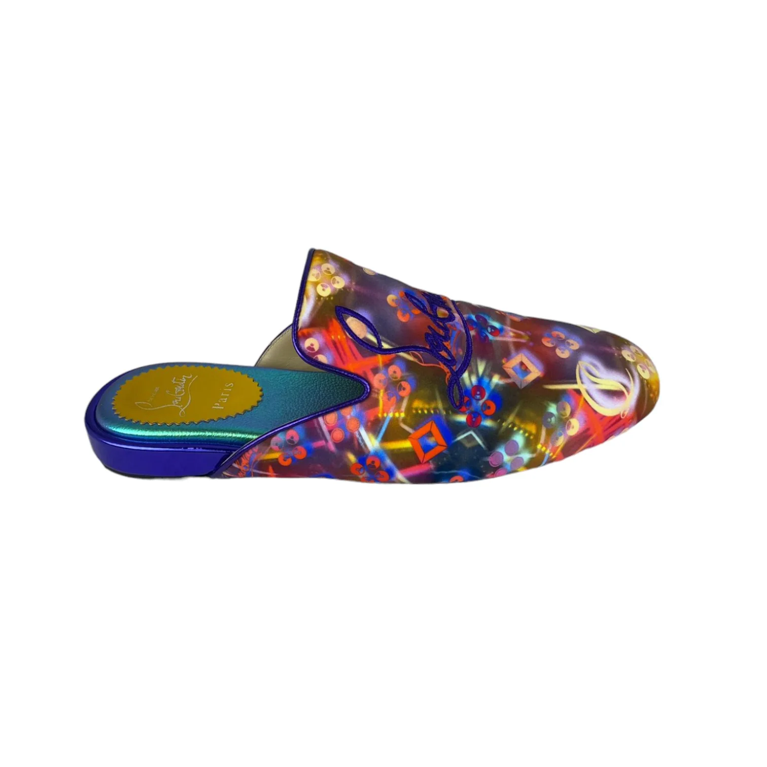 Neo Disco Flat Mules Navy Coolito Size 38.5 - Image 2
