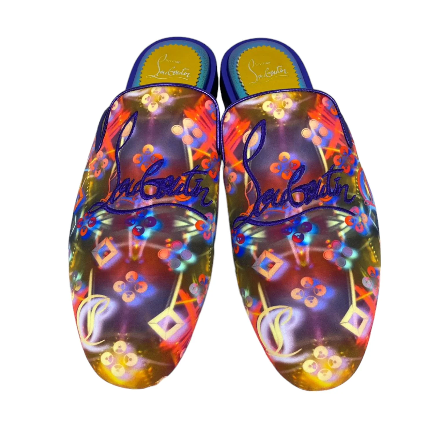 Neo Disco Flat Mules Navy Coolito Size 38.5 - Image 6