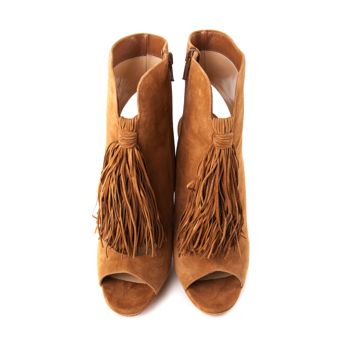 Ottaka Suede Fringe Bootie - Image 3