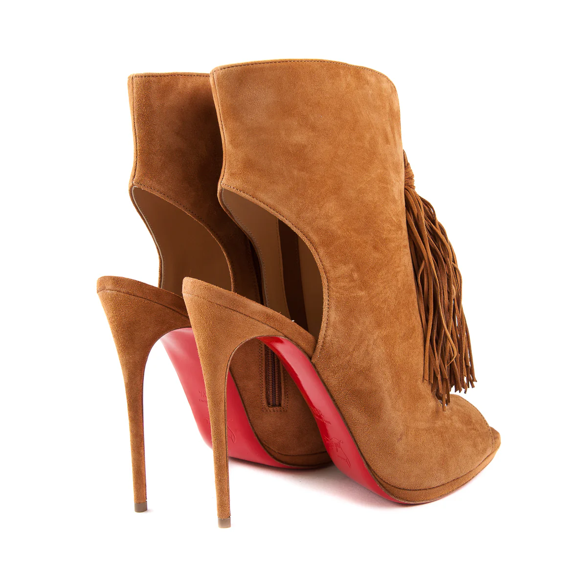 Ottaka Suede Fringe Bootie - Image 5