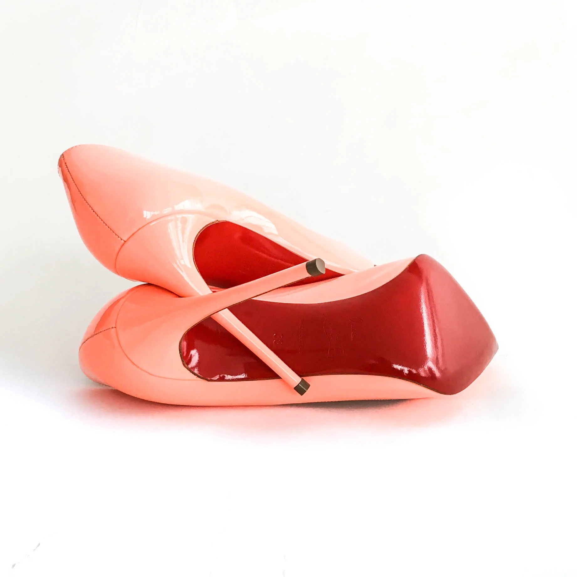 Pigalle 100 Orange Patent - Image 4