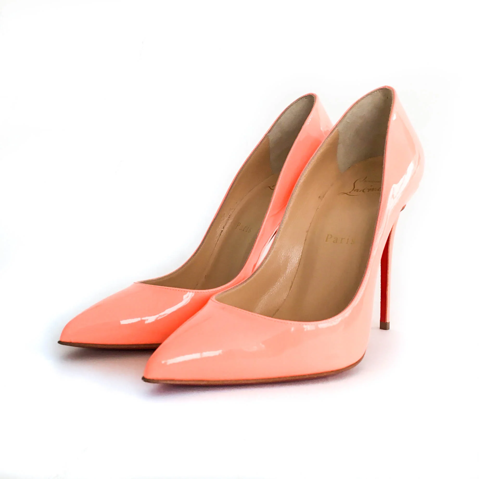 Pigalle 100 Orange Patent - Image 6