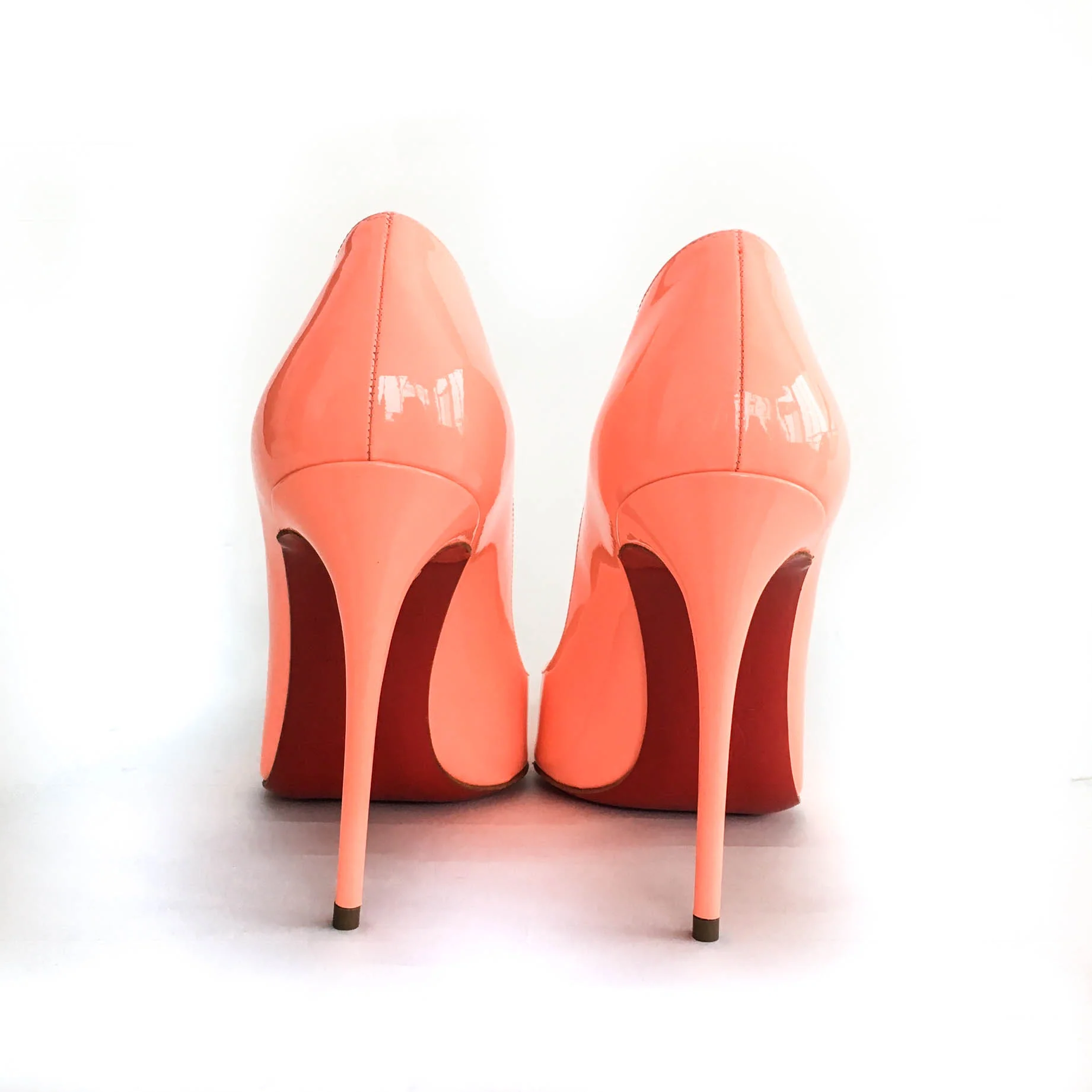 Pigalle 100 Orange Patent - Image 7