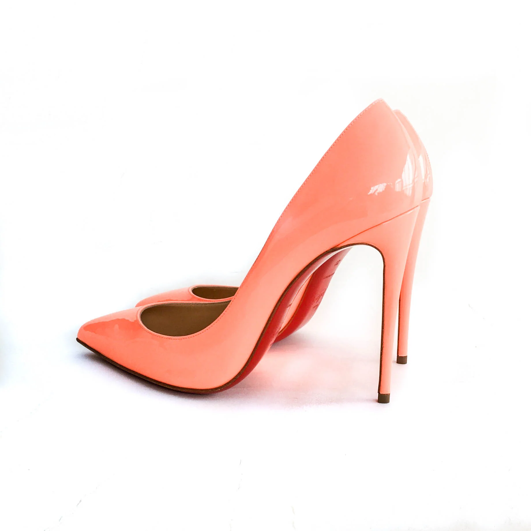Pigalle 100 Orange Patent - Image 8