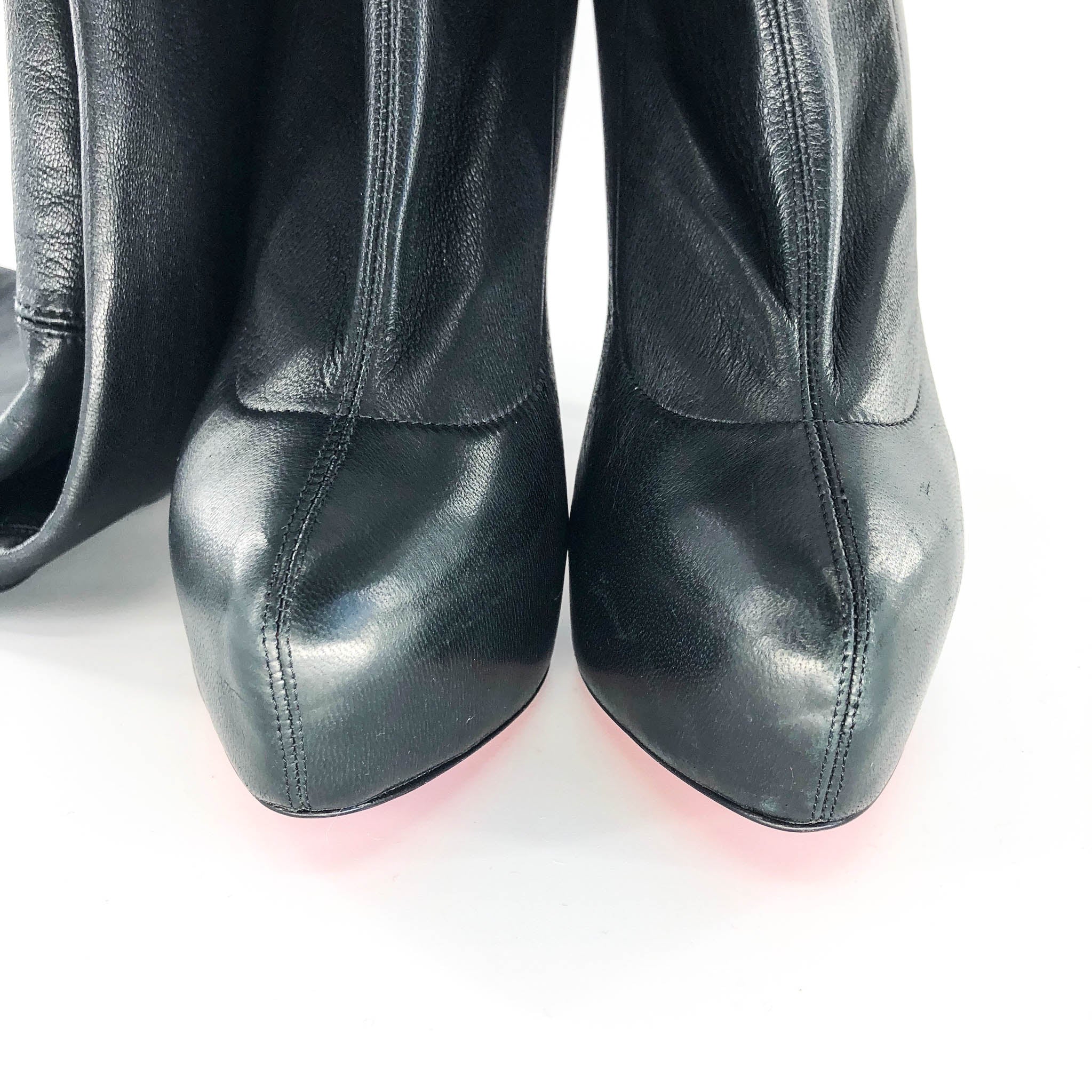 Thigh High 120 Boot, Black - Image 7