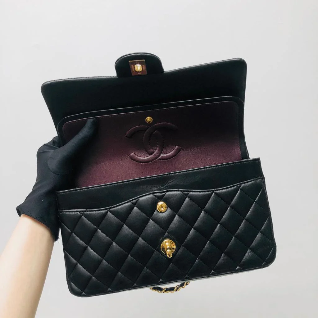 Classic Flap Black Medium Lambskin GHW - Image 15