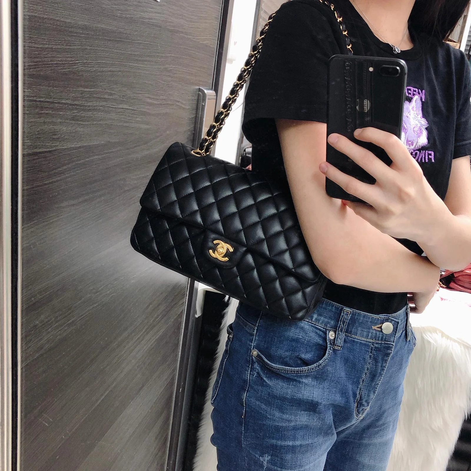 Classic Flap Black Medium Lambskin GHW - Image 26