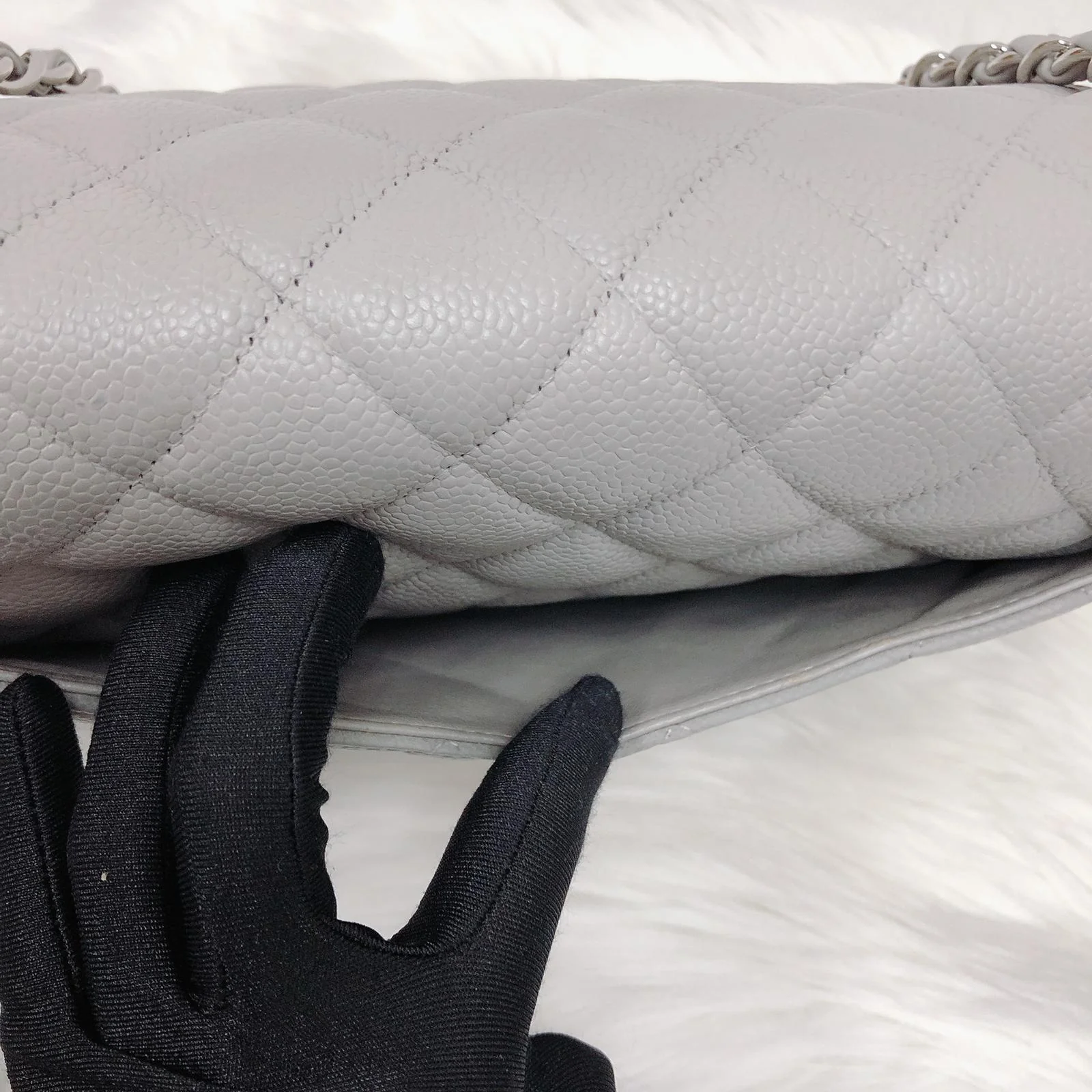 Classic Double Flap Jumbo Grey - Image 14